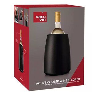 Vacu Vin Wine Elegant Active Cooler LIKE NEW black